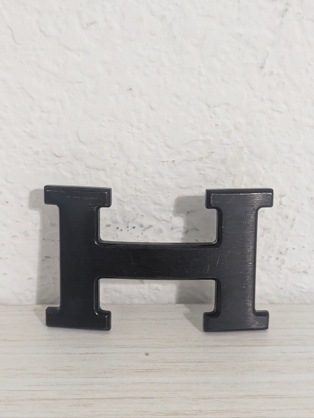 Hermés H Belt Buckle Matte Black